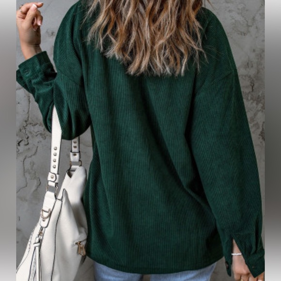 Corduroy Button Down Shirt/Jacket - Picture 2 of 9